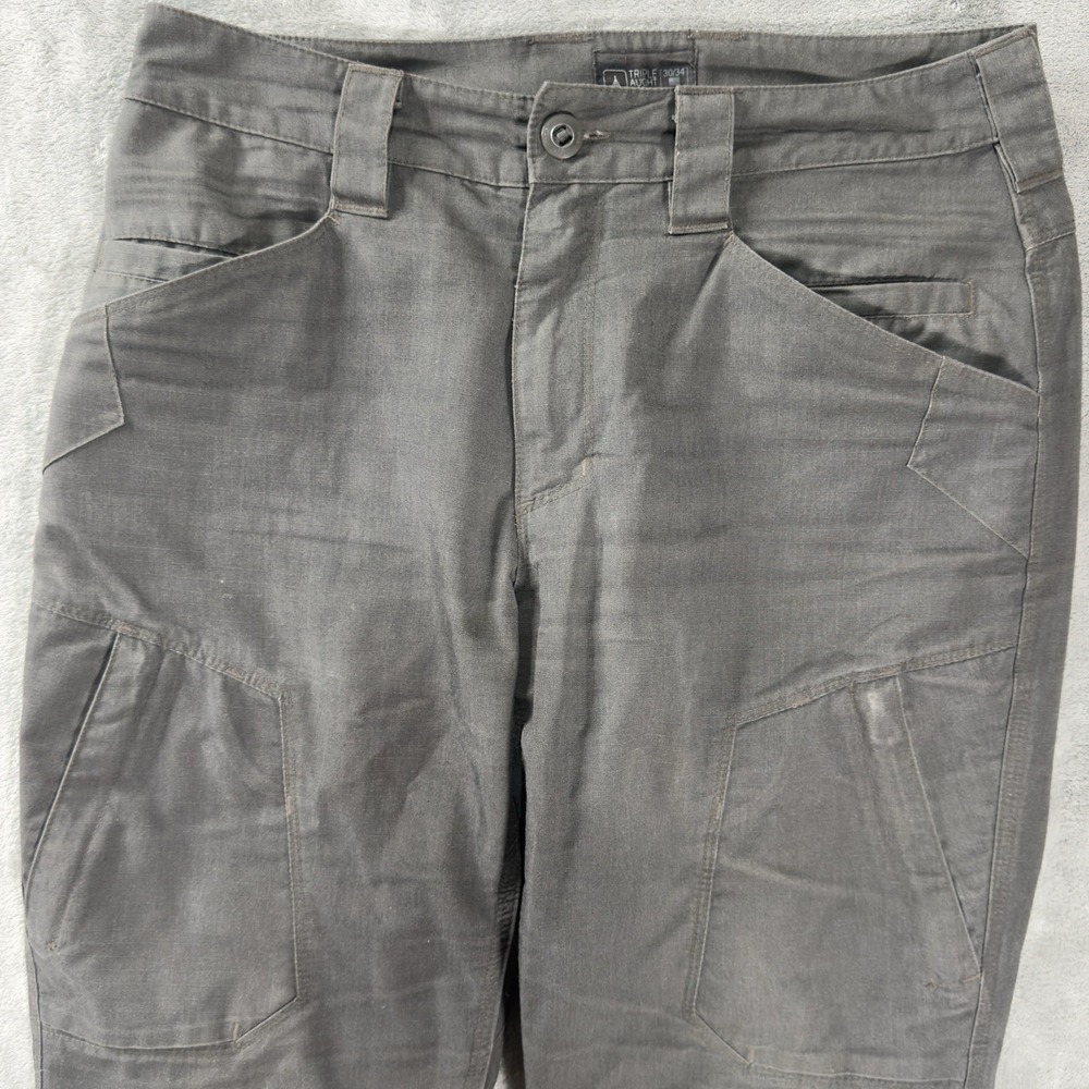 Triple Aught Design Pants Men's 30X34 Gray Recon RS Ripstop USA Hiking Tactical - Picture 2 of 16